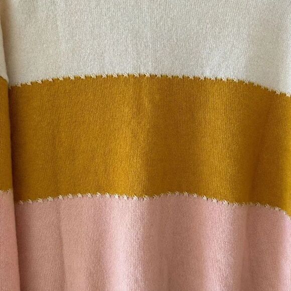 Mason & Belle Multi Color Long Sleeves Soft V-Neck Bohemian Festival SZ M # 1869 - Picture 4 of 12